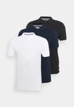 Pier One 3 Pack - Poloshirt - Black/Dark Blue/White 14 Pier One 3 Pack - Poloshirt - Black/Dark Blue/White -Lyno Kleding Winkel 07cf99c8248048ac91837e46ad87ad09