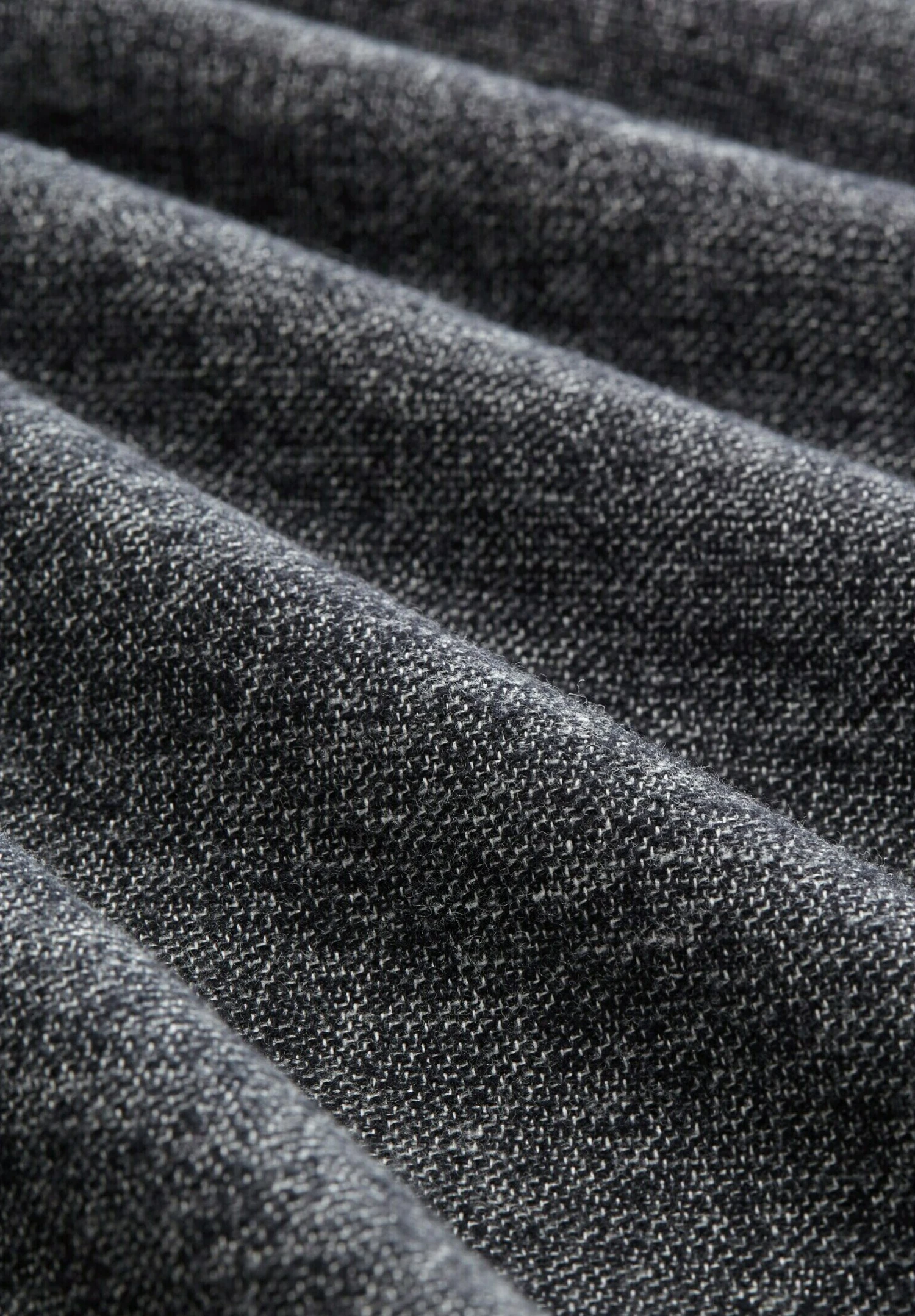 TOM TAILOR Denim Overhemd - Black/Off White Structure 7 TOM TAILOR Denim Overhemd - Black/Off White Structure - Afbeelding 5