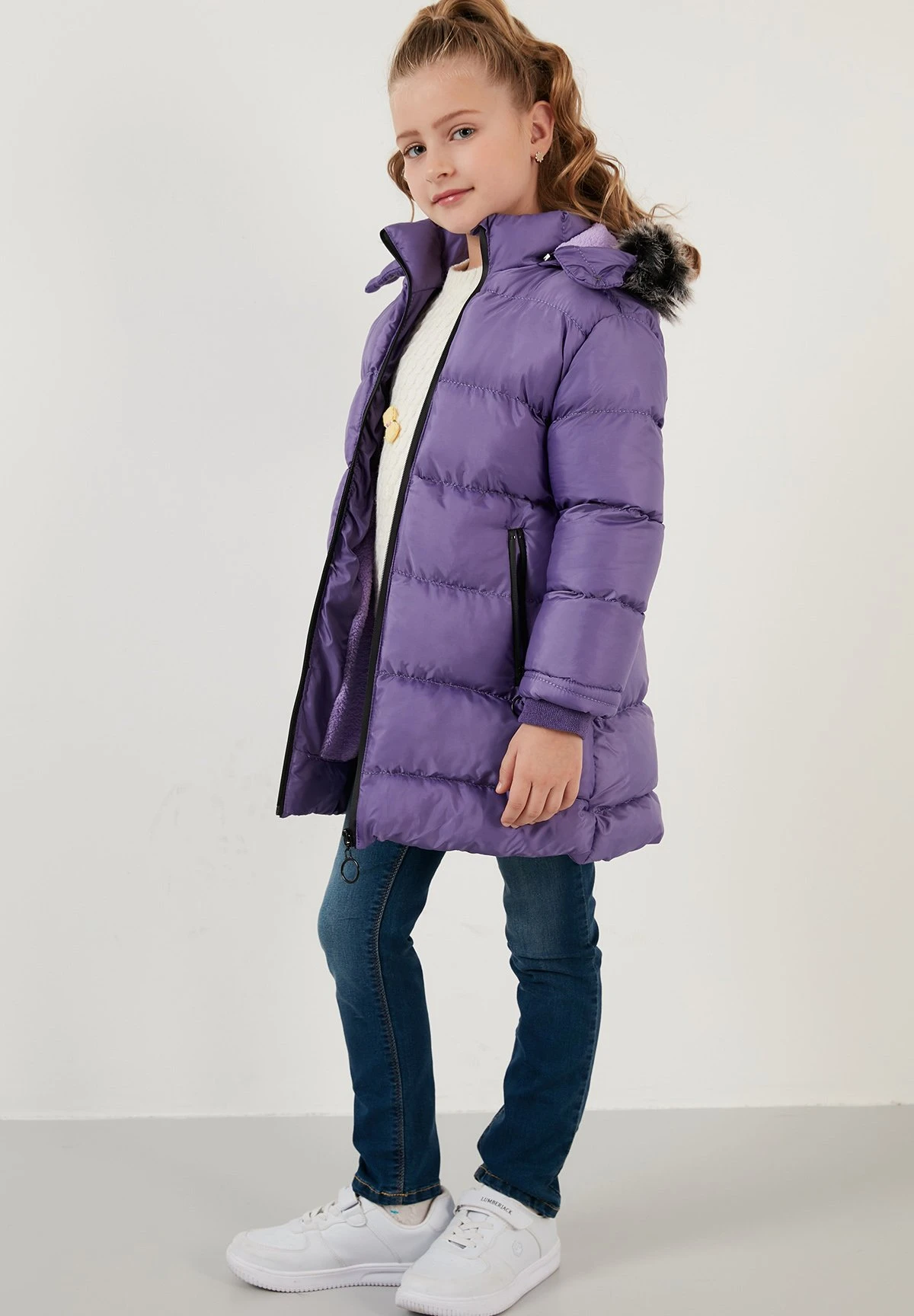 LELA Regular Fit - Winterjas - Lilac 6 LELA Regular Fit - Winterjas - Lilac - Afbeelding 4