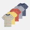 Friboo 5 Pack Unisex - T-Shirt Print - Multi-Coloured/Red/Yellow 1 Friboo 5 Pack Unisex - T-Shirt Print - Multi-Coloured/Red/Yellow -Lyno Kleding Winkel 1555d80454234145a907d1b7c8b51aa3