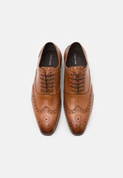 Pier One Leather - Veterschoenen - Cognac -Lyno Kleding Winkel 15f1d142a8814a208bbc0e7f2bb30aed