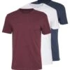 Pier One 3 Pack - T-Shirt Basic - Mottled Bordeaux/White/Blue 2 Pier One 3 Pack - T-Shirt Basic - Mottled Bordeaux/White/Blue -Lyno Kleding Winkel 1a1b68220b7042e3b86fe00c310634af
