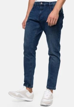 Indicode Jeans Daddy - Slim Fit Jeans - Retro Blue -Lyno Kleding Winkel 1d3d3d64d46d4059a34a2f0f30a9d0d5