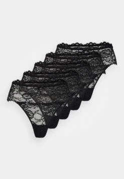 Anna Field 5Pp High Rise Lace Thong - String - Black -Lyno Kleding Winkel 1d7323e8540d4a6dba0ff1fa79eb0047