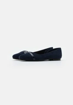Anna Field Leather- Ballerina'S - Dark Blue -Lyno Kleding Winkel 1e35dc83af634d129ce0c7b3d67a48f3