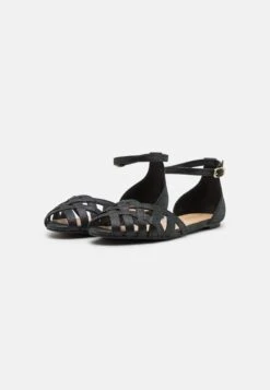 Leather- Peeptoe Ballerina'S - Black -Lyno Kleding Winkel 1ef9b2c533324575bd3f300d9830b3f8