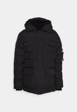 SikSilk Parka Coat - Winterjas - Black -Lyno Kleding Winkel 2416e1cad17447e1a28f630db1f00506