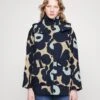Marimekko Magna Unikko Coat - Parka - Dark Blue, Light Yellow -Lyno Kleding Winkel 268c29533fb24202993be044da52be44