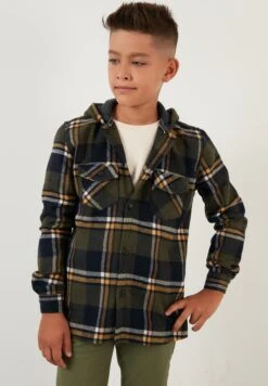 LELA Regular Fit - Overhemd - Khaki -Lyno Kleding Winkel 272efed356ef47d88f939c20c6e0622e