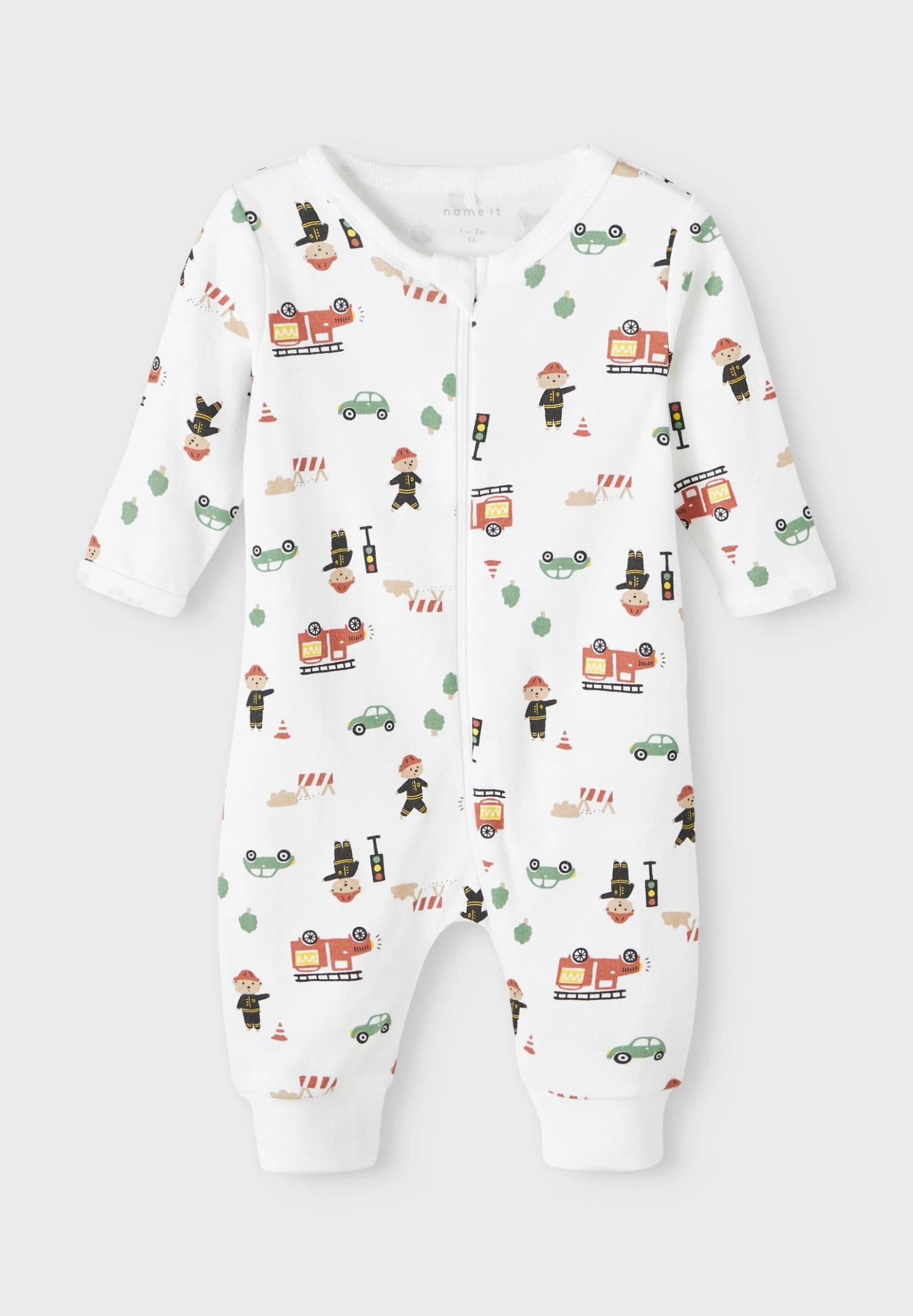NAME IT Nbmnightsuit Zip Firefighter 2 Pack - Body - Green 5 NAME IT Nbmnightsuit Zip Firefighter 2 Pack - Body - Green - Afbeelding 3