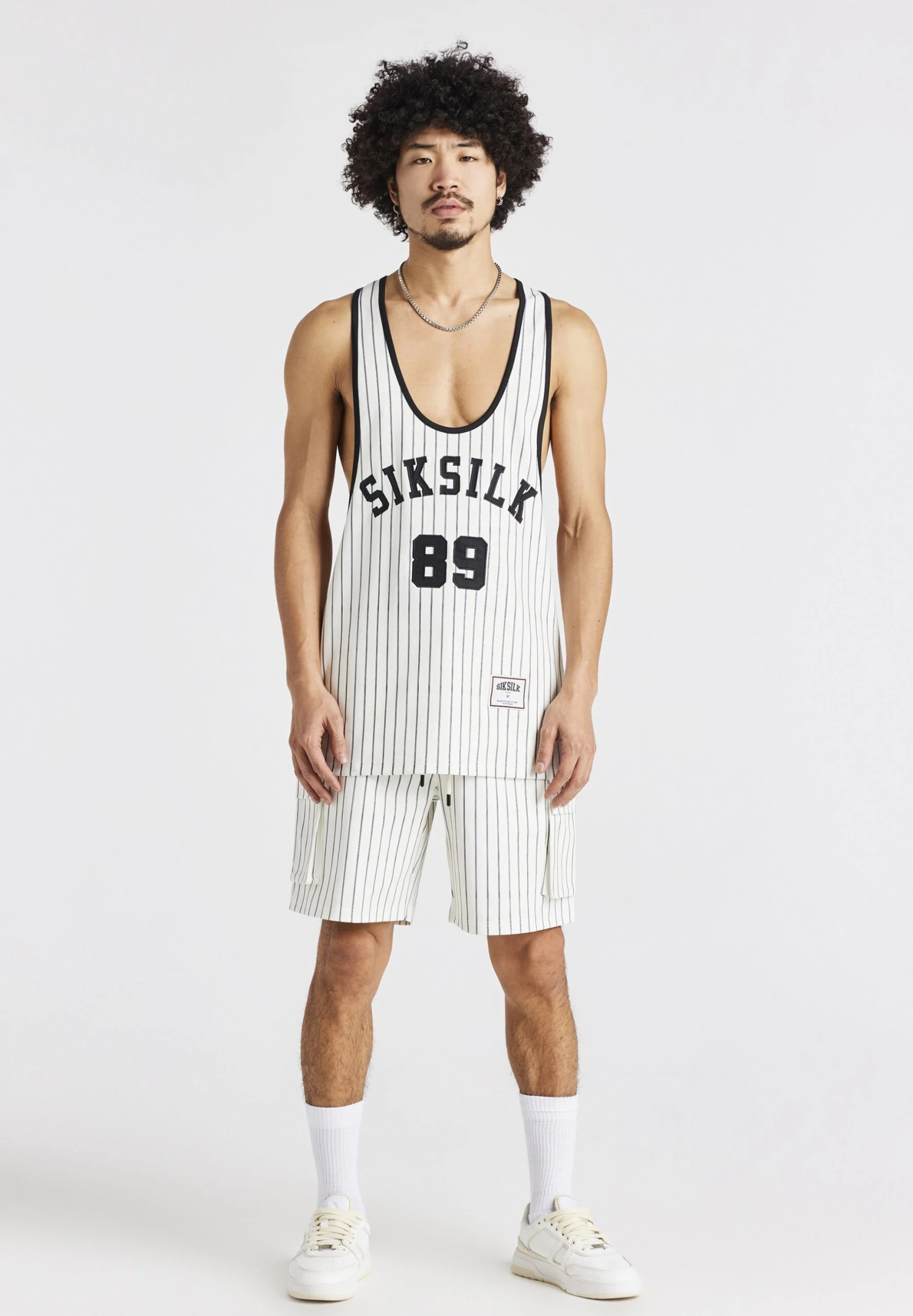 SikSilk Anniversary Racer- Top - Ecru 4 SikSilk Anniversary Racer- Top - Ecru - Afbeelding 2