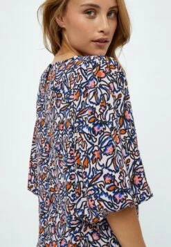 Minus Selia 3/4 Sleeve- Blouse - Ash Rose Print -Lyno Kleding Winkel 2a85ae4486634f4cb586d8b84444357e