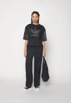 Adidas Originals Big Logo Tee 2 In 1 - T-Shirt Print - Black -Lyno Kleding Winkel 2beb5aece7ce456193f1b8b989f97297