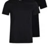 Pier One 2 Pack - T-Shirt Basic - Black -Lyno Kleding Winkel 2de0d41f5c384ef9935cd04e81aa9048