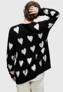 AllSaints Amore - Vest - Black/White -Lyno Kleding Winkel 2fa9a24e7ffa4ac38a2bb2a46e1d29b4