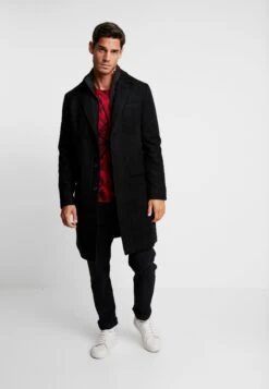 Pier One Mantel - Black -Lyno Kleding Winkel 3010fca4ed984580b242f2ff85d05f1d