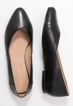 Anna Field Leather Ballerinas - Ballerina'S - Black -Lyno Kleding Winkel 316e524bc9c2454ca98204aec739ea02