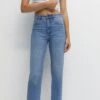 PULL & BEAR High Waist - Straight Leg Jeans - Stone Blue Denim -Lyno Kleding Winkel 31fe3d828e2949cbb691338c078467ec