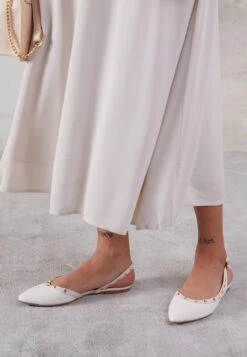 Even&Odd Slingback Ballerina´S - White -Lyno Kleding Winkel 32231115bbda438599ed57aa298e566f