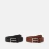 Pier One 2 Pack - Riem - Brown/Black -Lyno Kleding Winkel 3460666fa3784f91aa1eb7fe7aadcc06