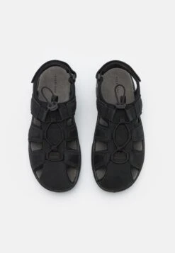 Pier One Leather - Outdoorsandalen - Black -Lyno Kleding Winkel 348ad4d4a3a548d0b683ff94cec7b0e3