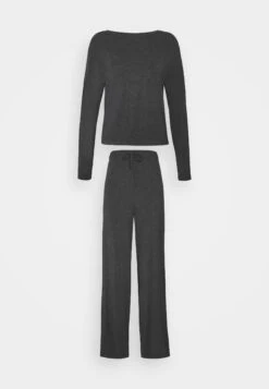 Anna Field Wide Leg - Pyjama - Dark Grey -Lyno Kleding Winkel 34c4b3211e1c41ff8ea8df81296bd993