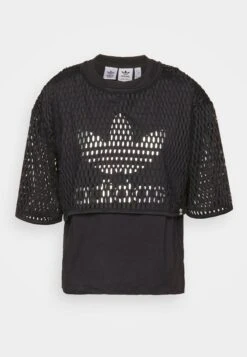 Adidas Originals Big Logo Tee 2 In 1 - T-Shirt Print - Black -Lyno Kleding Winkel 3552fb7270da4b8db73dd0e3ab69b529