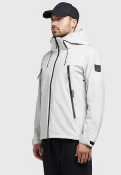 Khujo Adam - Regenjas - Hellgrau -Lyno Kleding Winkel 36825a6253be408b98cf45ceabbf79ca