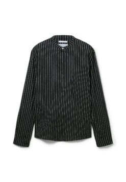 TOM TAILOR Denim Mit Stehkragen - Overhemd - Black Stripe -Lyno Kleding Winkel 3af43a1e9dd042b9913751bc718fca83