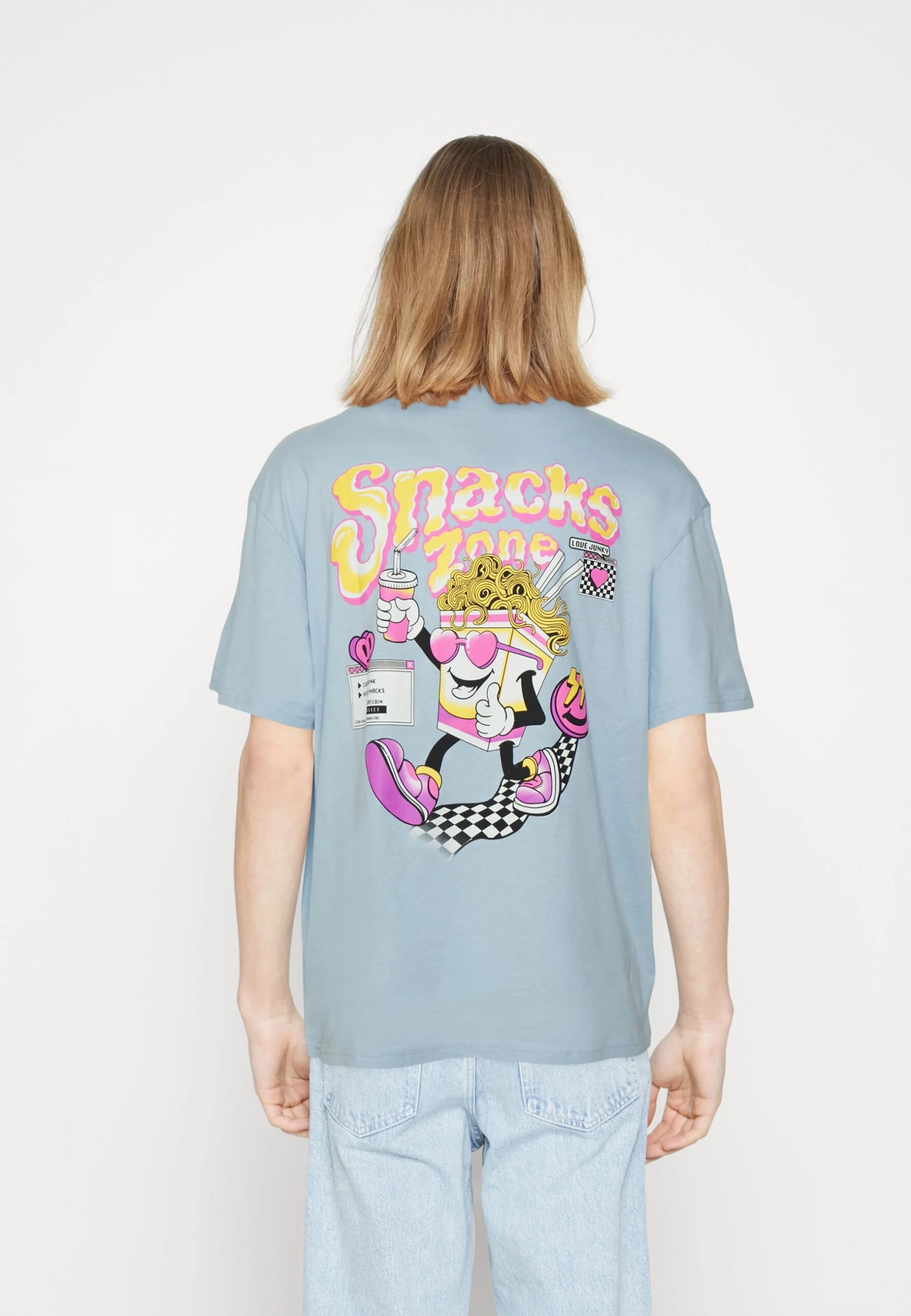 YOURTURN Unisex - T-Shirt Print - Blue 5 YOURTURN Unisex - T-Shirt Print - Blue - Afbeelding 3