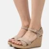 Anna Field Leather - Sandalen Met Hoge Hak - Grey -Lyno Kleding Winkel 3d1ad21c84a242f4a6d83de655711570