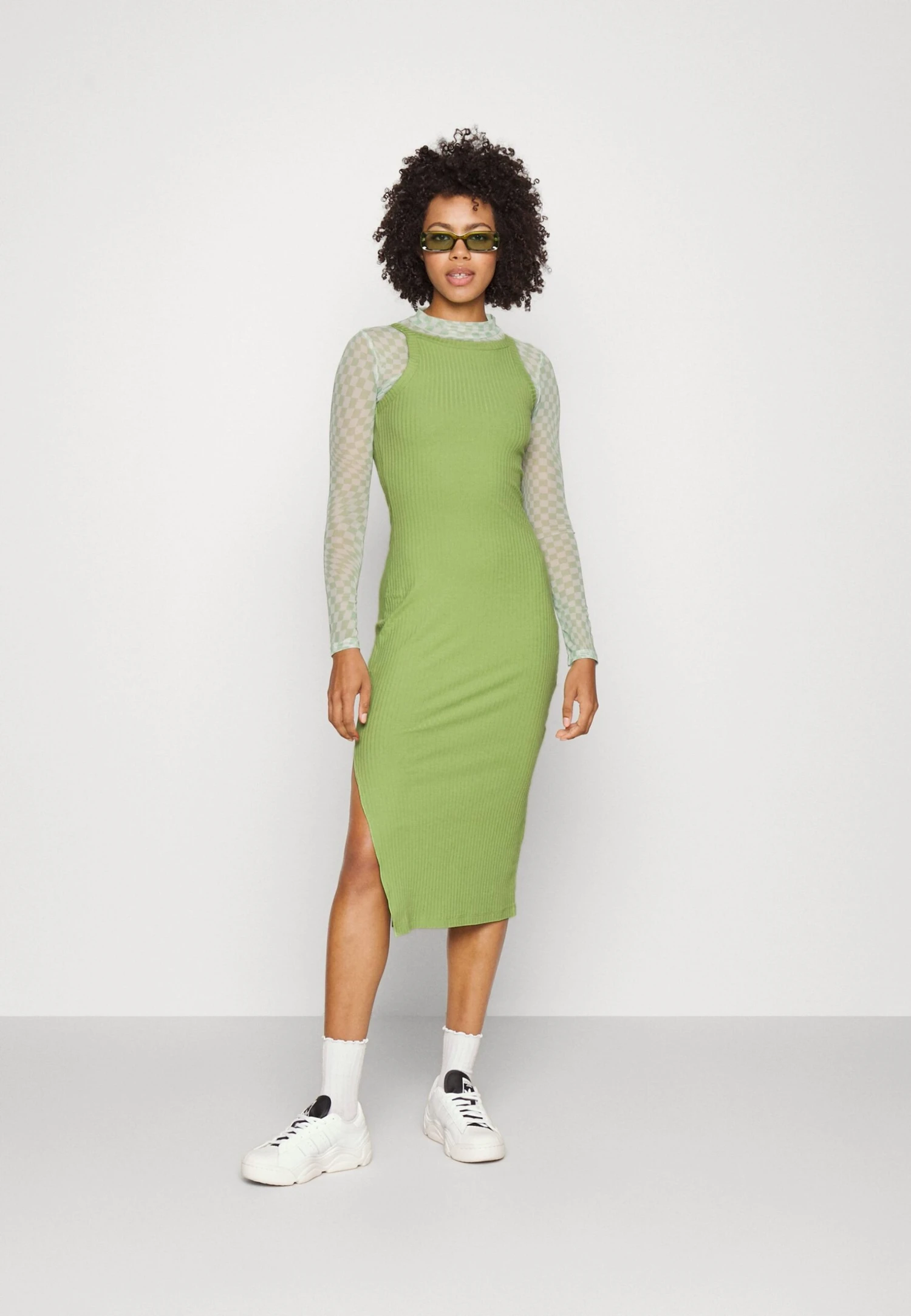 Even&Odd Etui-Jurk -Green 4 Even&Odd Etui-Jurk -Green - Afbeelding 2