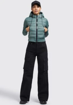 Khujo Dalis Matt - Jas - Kupfergrün -Lyno Kleding Winkel 400c9970e5dd429cb12f66a900fb8e13