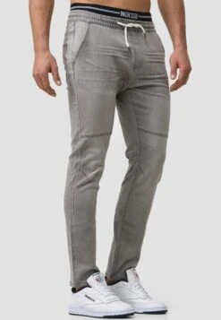 Indicode Jeans Fabrizio - Slim Fit Jeans - Vintage Grey 12 Indicode Jeans Fabrizio - Slim Fit Jeans - Vintage Grey -Lyno Kleding Winkel 40c2b8c101aa432b9eaf17eaee4c384d