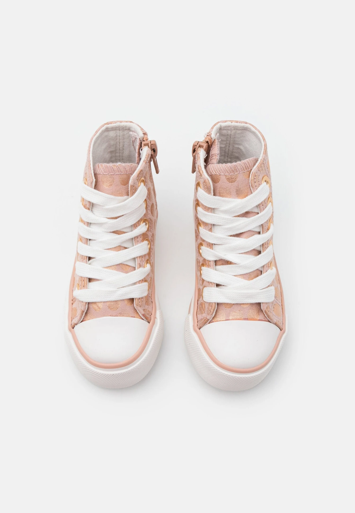 Friboo Sneakers Hoog - Rose Gold 6 Friboo Sneakers Hoog - Rose Gold - Afbeelding 4