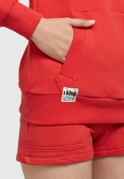 Khujo Rhabea - Hoodie - Rot -Lyno Kleding Winkel 43e3ac036a8a4cfc95bb4c1b0197a128
