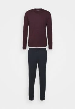 Pier One Pyjama -Dark Blue/Bordeaux -Lyno Kleding Winkel 44d1a5d0e01745888ac1a74563e21776