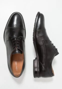 Pier One Leather - Veterschoenen - Black -Lyno Kleding Winkel 4553c297e29a4481b8d888939e3e386c