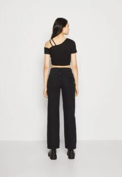 Even&Odd Relaxed Fit Jeans - Black Denim -Lyno Kleding Winkel 491db932c5c843bba417027e9da58a24