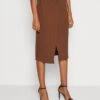 Anna Field Wikkelrok - Dark Brown 1 Anna Field Wikkelrok - Dark Brown -Lyno Kleding Winkel 49e843d14e844d7b9000093072133d51