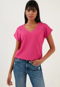 LELA Regular Fit - Blouse - Fuchsia -Lyno Kleding Winkel 4b30f03d63a84bb585b2003850fead5b