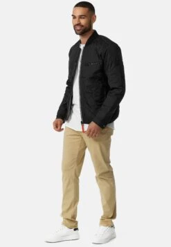 Indicode Jeans Übergangs Leander - Bomberjacks - Black -Lyno Kleding Winkel 51dd6f89f64d4f439753956e64c43c89