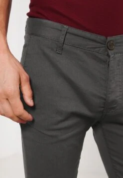 Pier One Chino - Dark Grey -Lyno Kleding Winkel 57afc5e7d2fb4fccb50811bdf725c68c