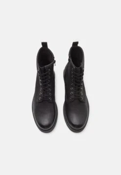 Pier One Leather - Veterboots - Black -Lyno Kleding Winkel 58499671beb9487781b07c1466b5f042