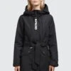 Khujo Lauren - Parka - Schwarz -Lyno Kleding Winkel 5aa4514e3953430e9c7419a2e49ed394