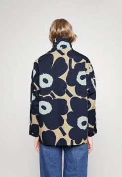 Marimekko Magna Unikko Coat - Parka - Dark Blue, Light Yellow -Lyno Kleding Winkel 5af8d002fcf24f6881097be42b63e049