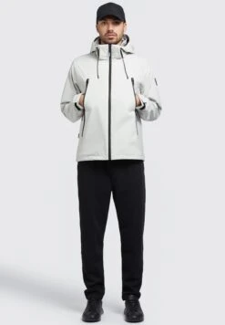 Khujo Adam - Regenjas - Hellgrau -Lyno Kleding Winkel 5bdac6b28a8b45baab1bf61cb6e79322