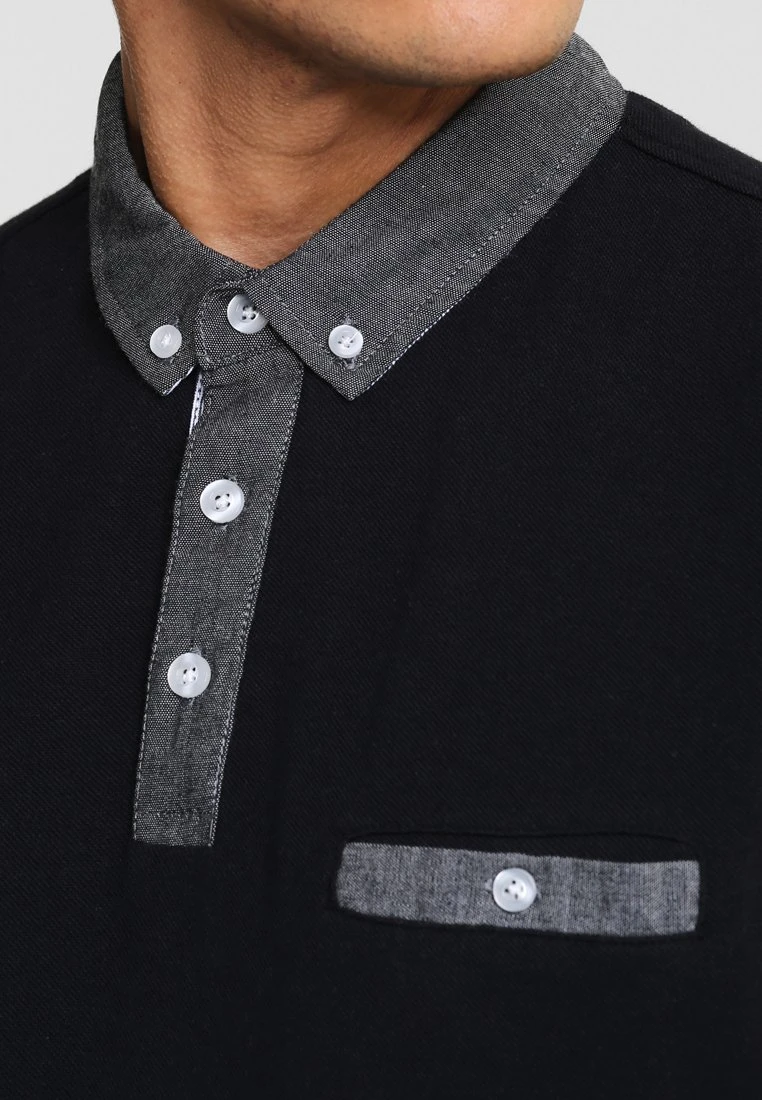 Pier One Poloshirt - Black 6 Pier One Poloshirt - Black - Afbeelding 4