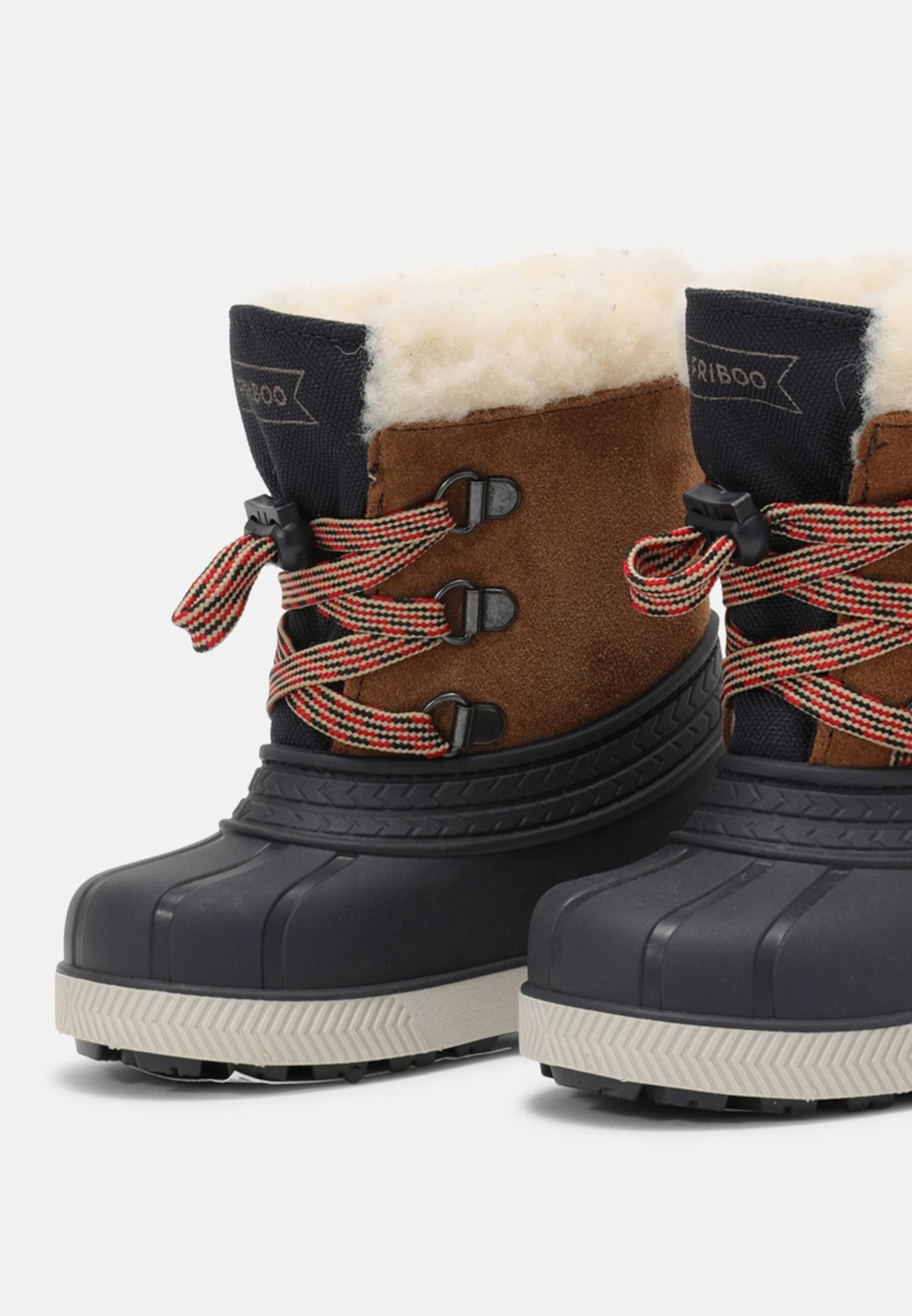Friboo Leather Unisex - Snowboots- Cognac 8 Friboo Leather Unisex - Snowboots- Cognac - Afbeelding 6