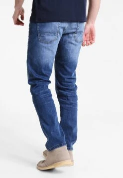 Pier One Straight Leg Jeans - Mid Blue -Lyno Kleding Winkel 5d524dd56e4e4cb49222f420dc9cd917